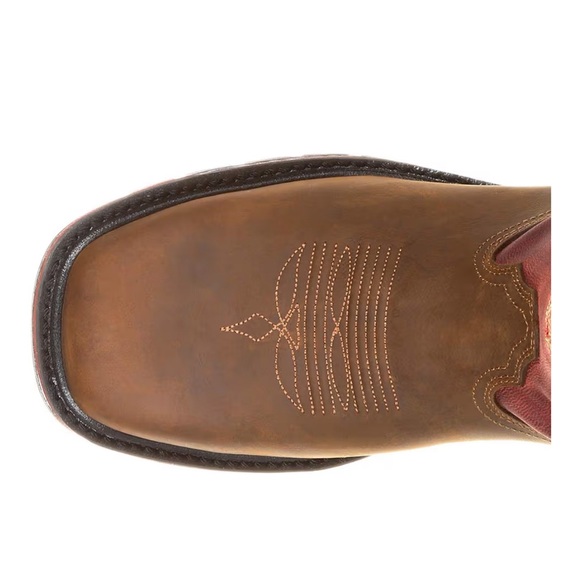 Georgia Boot Carbo-Tec LT Waterproof Pull-On Brown/Red Mens size 10 NEW!!! main image 2
